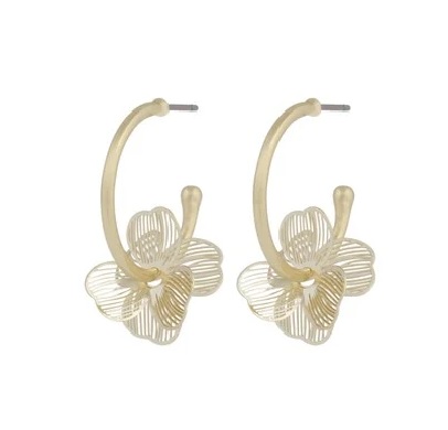 Flora petal oval ear plain g