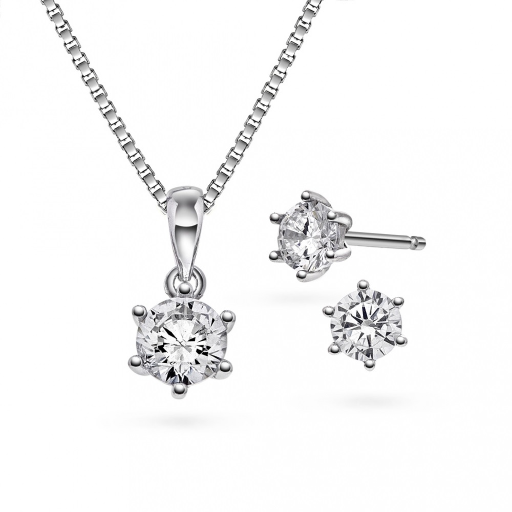 Set silver cz