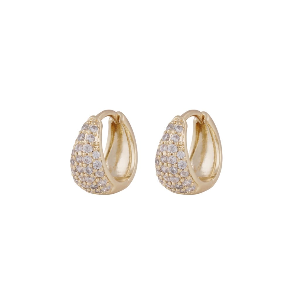 Essential Honey crystal oval ear g/clear