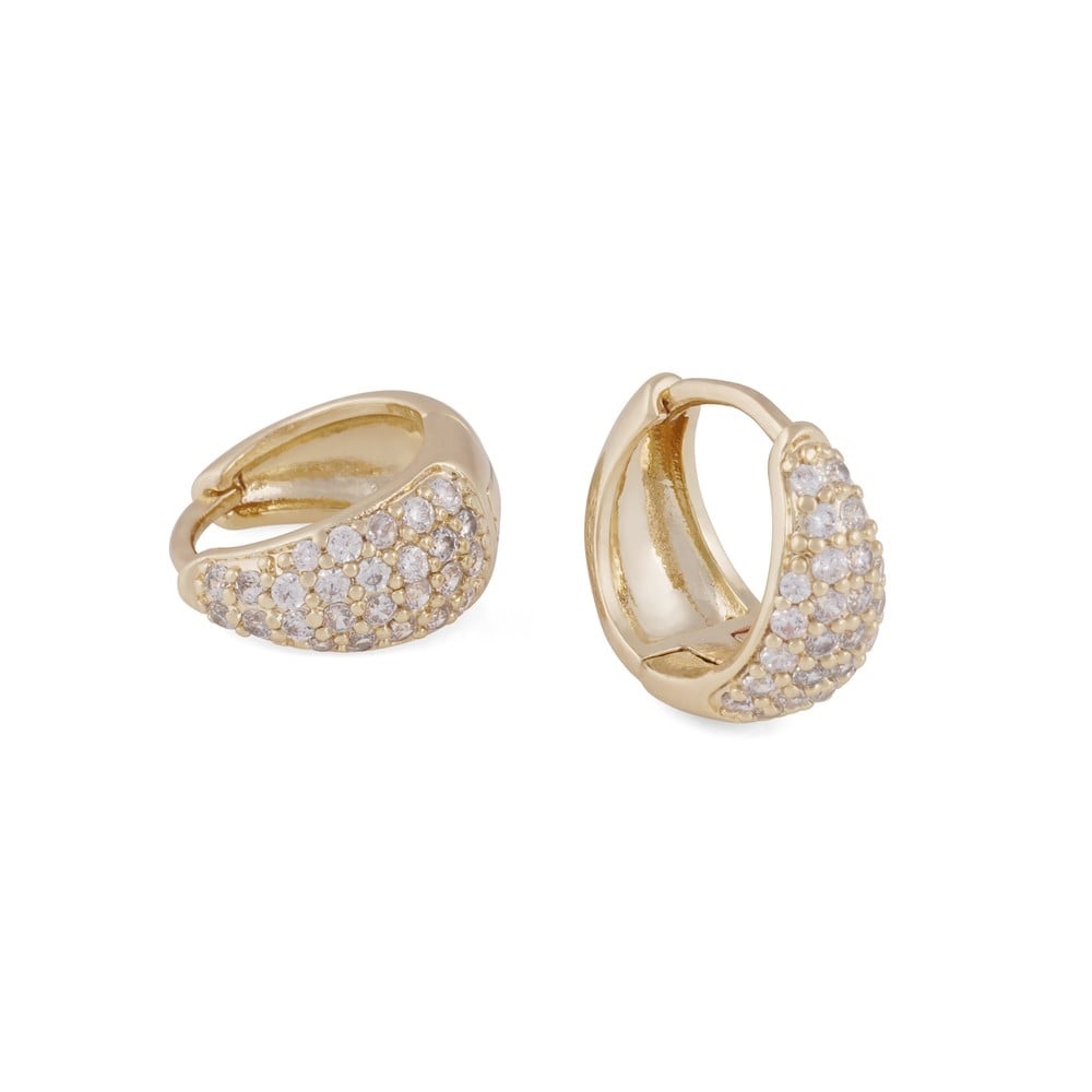 Essential Honey crystal oval ear g/clear