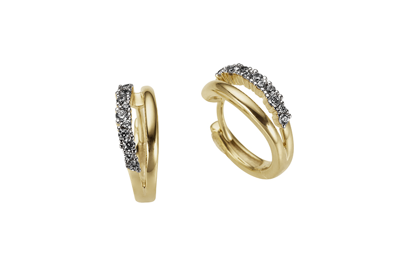 Örhänge 0,21ct w/si 18k guld