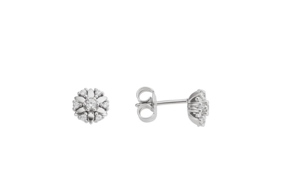 Örhänge 18k vitguld 0,15ct w/si
