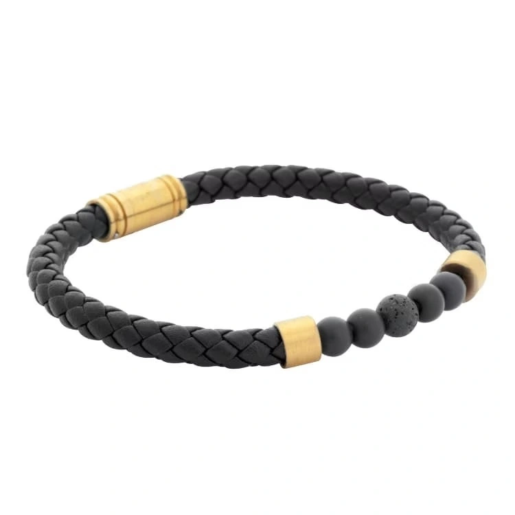 By Billgren bracelet black/gold 21cm