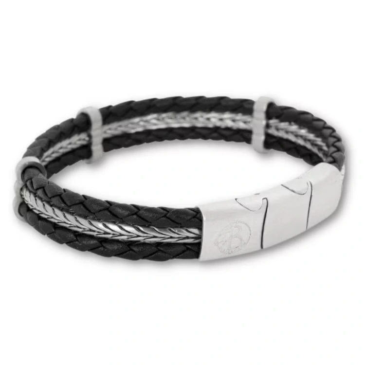 Billgren bracelet Black/steel