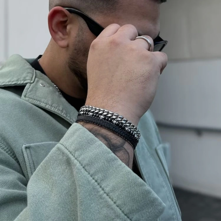 Bracelet stål pansar