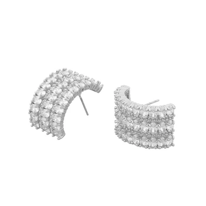 Kathy oval ear s/clear