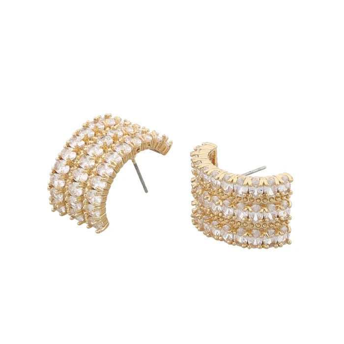 Kathy oval ear g/clear