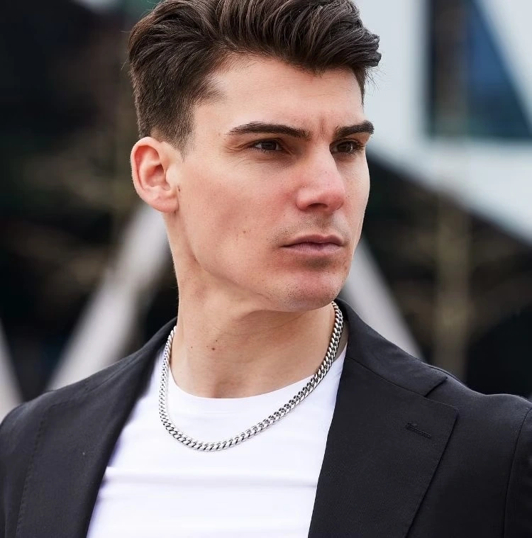 Necklace stål pansar