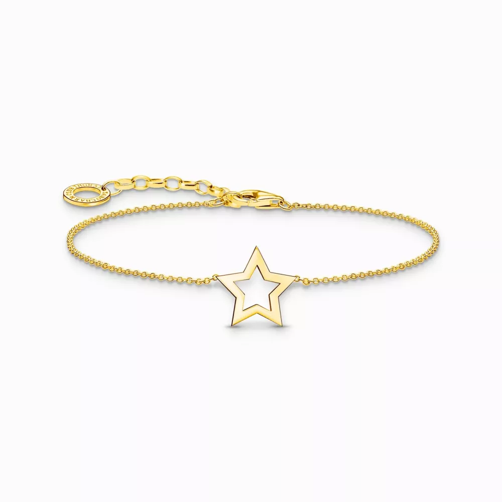 Thomas Sabo gold plated bracelet star