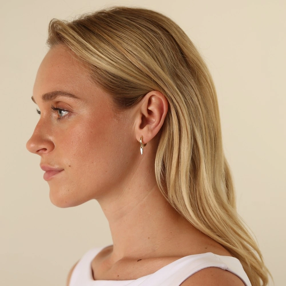 Aero ring pendant ear plain s