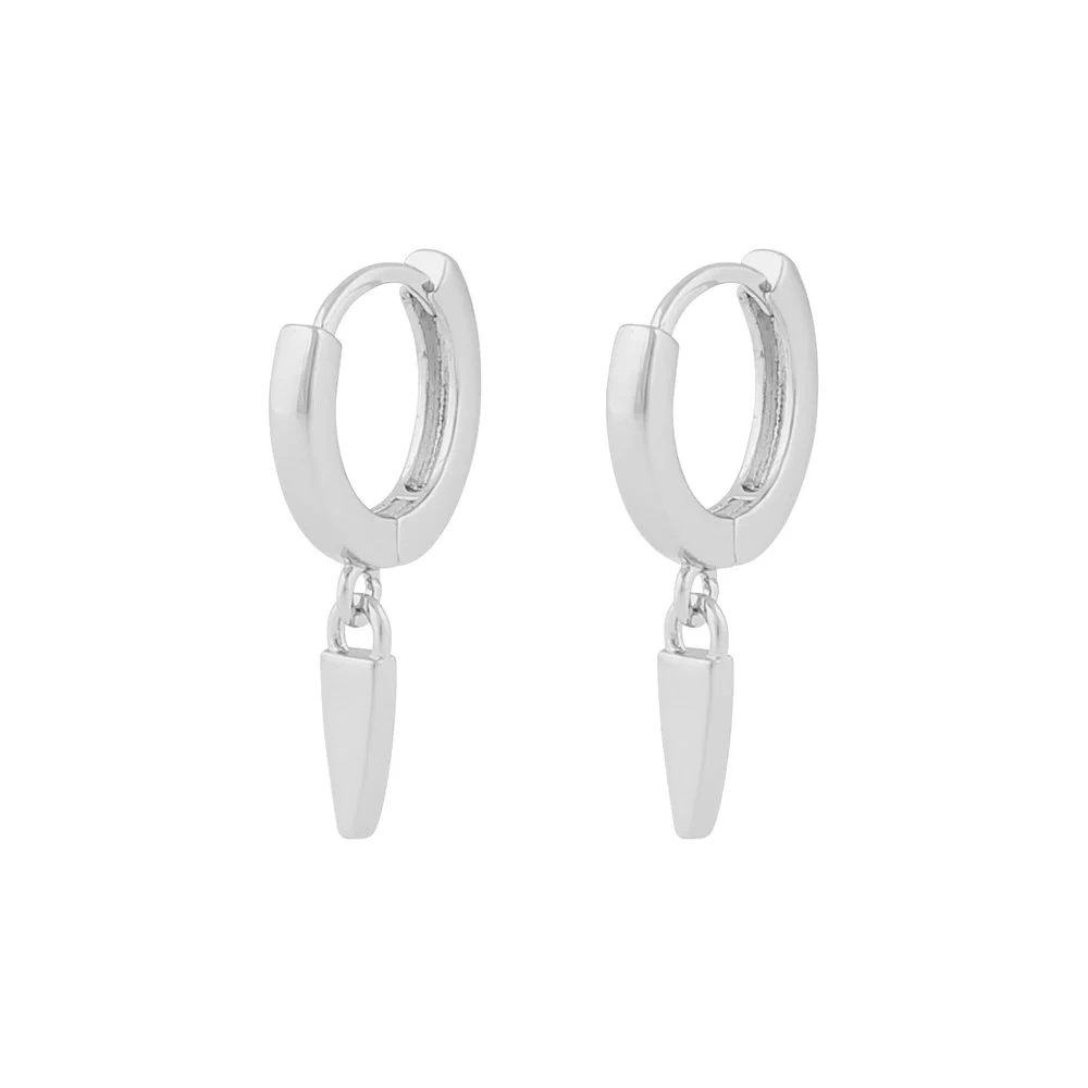 Aero ring pendant ear plain s