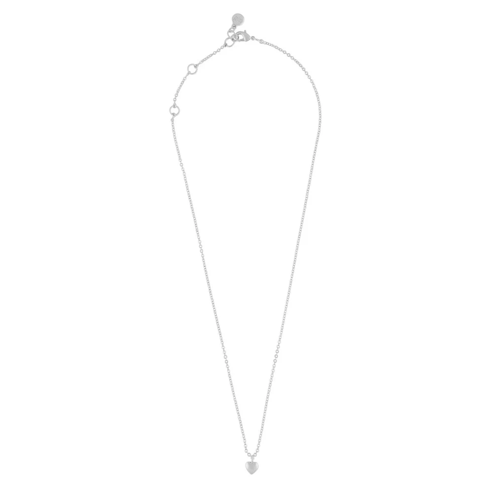 Brooklyn small heart pendant neck 42 plain s