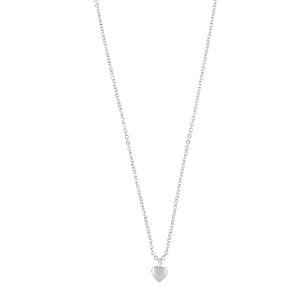 Brooklyn small heart pendant neck 42 plain s