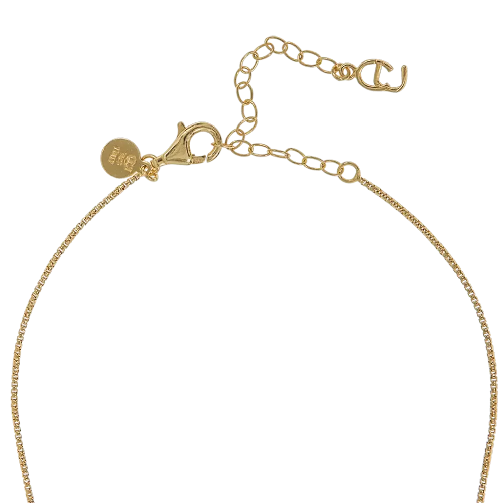 Butterfly Y-neck gilver