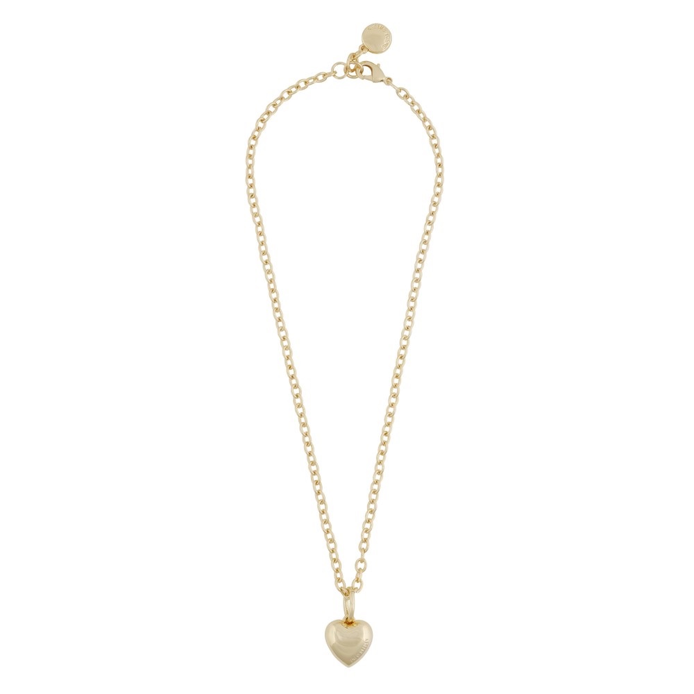 Card pendant neck heart plain g