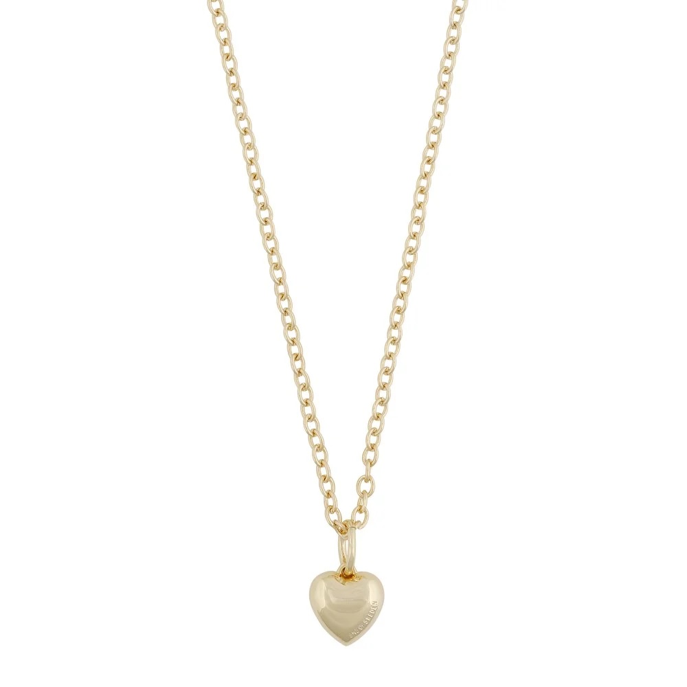 Card pendant neck heart plain g