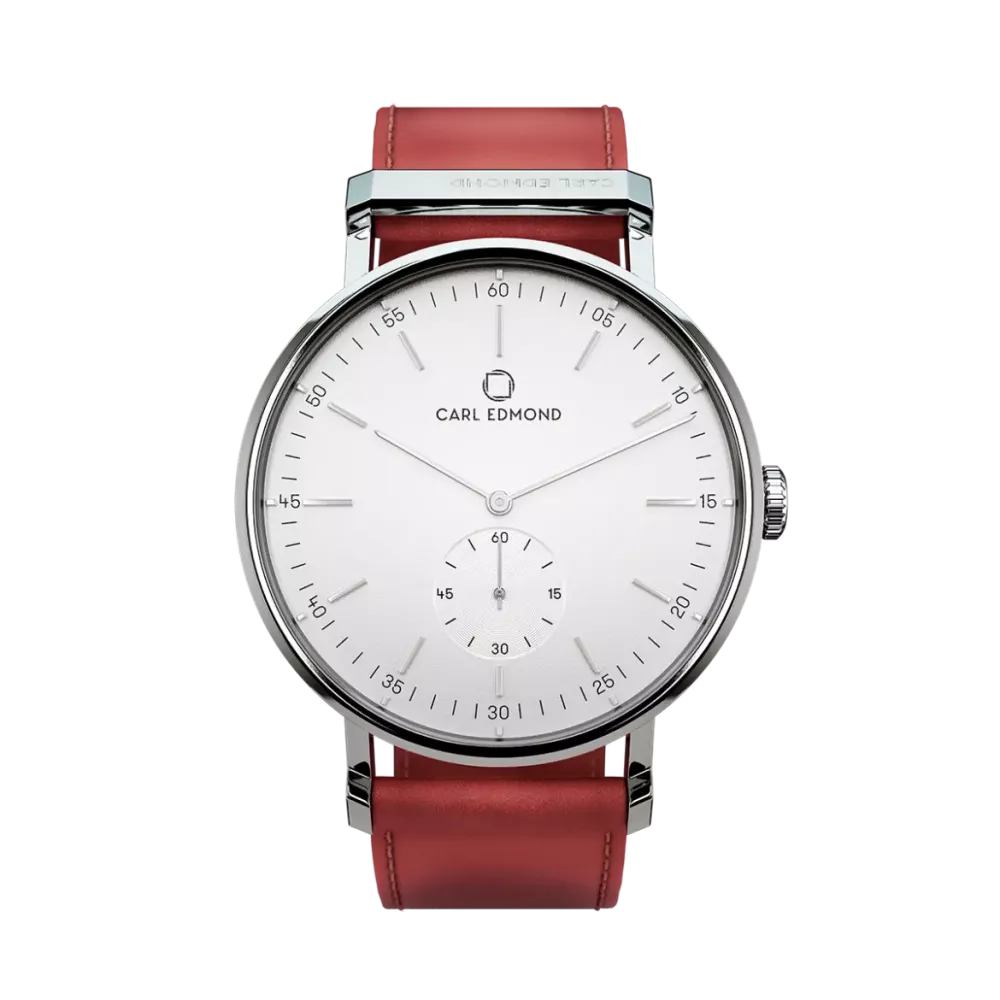 Ryolit White Deluxe - Strap color Dark Maroon