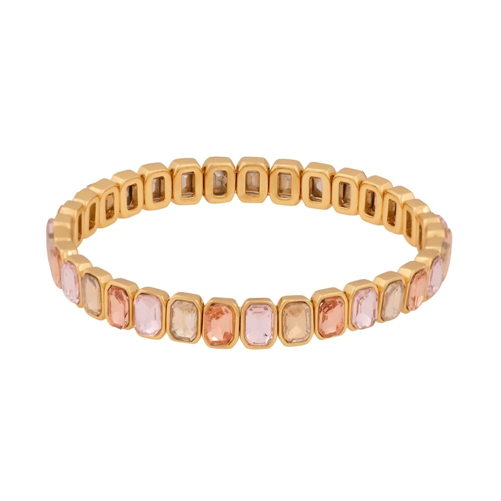 Cathrine crystal brace g/pink mix