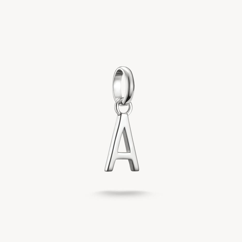 CHARM-HÄNGSMYCKE BOKSTAVEN A CONNECT SILVER