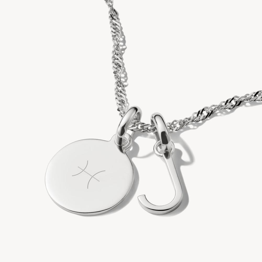 CHARM-HÄNGSMYCKE BOKSTAVEN J CONNECT SILVER