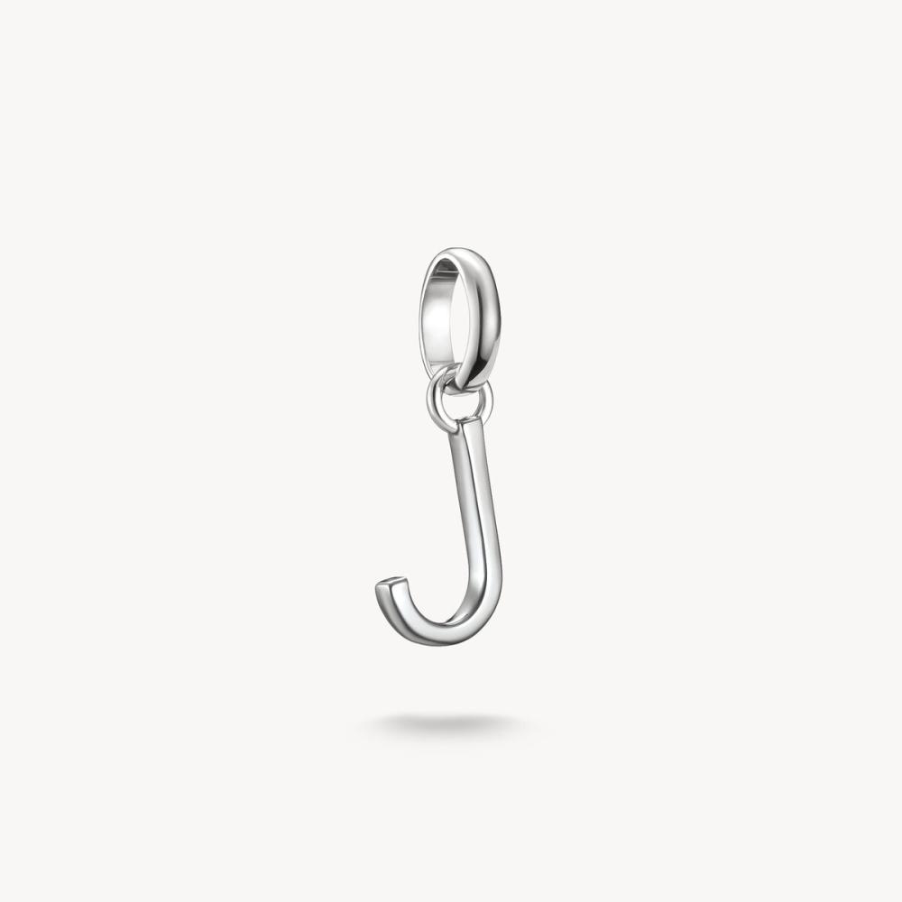 CHARM-HÄNGSMYCKE BOKSTAVEN J CONNECT SILVER