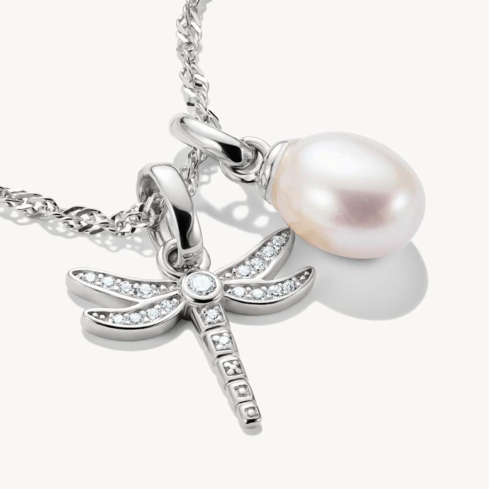 CHARM-HÄNGSMYCKE TROLLSLÄNDA MED STENAR CONNECT SILVER
