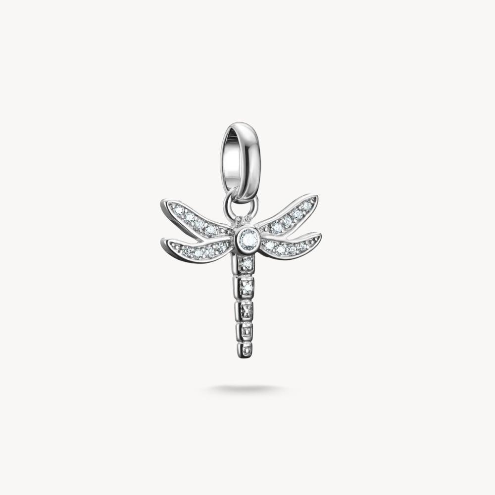 CHARM-HÄNGSMYCKE TROLLSLÄNDA MED STENAR CONNECT SILVER