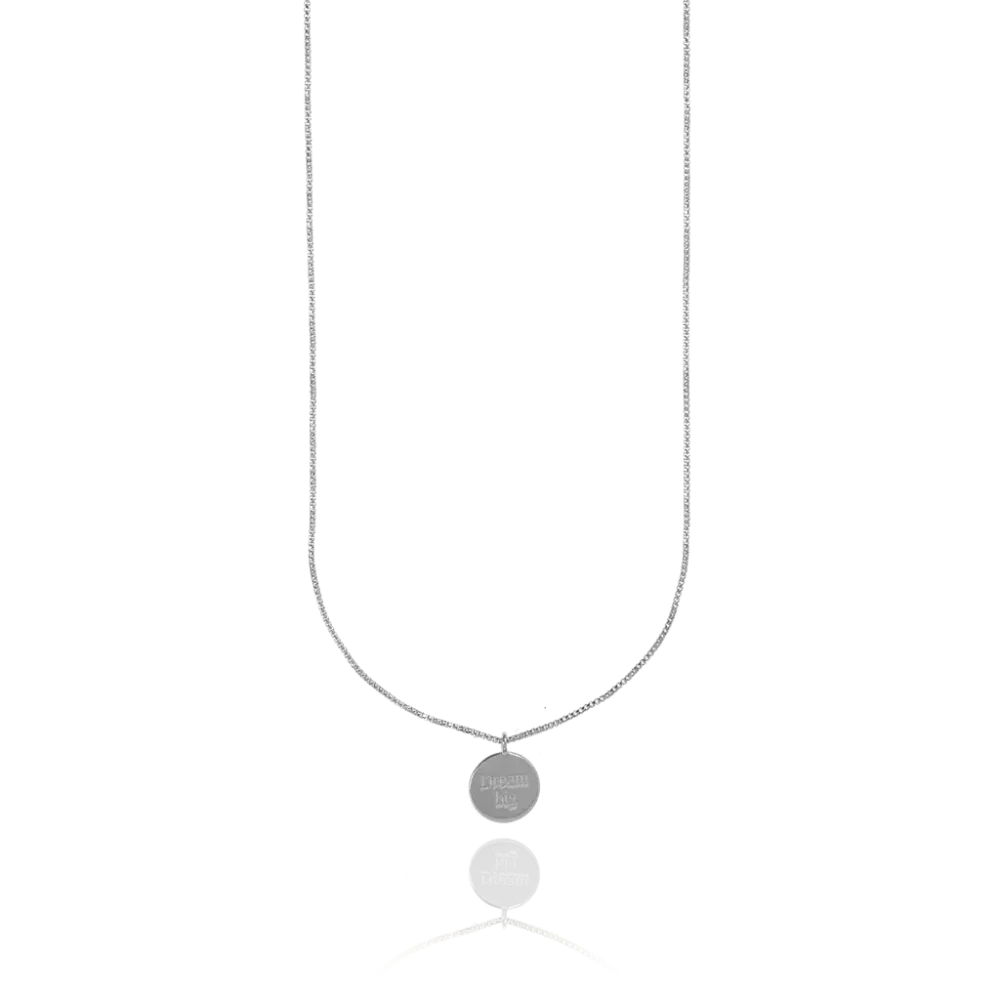 Dream big coin neck 50-55 silver
