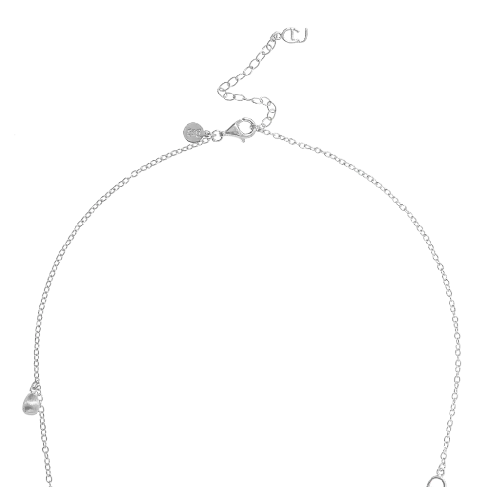 Drop Long Neck 90-95cm Silver