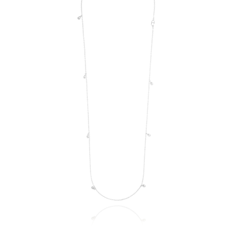 Drop Long Neck 90-95cm Silver