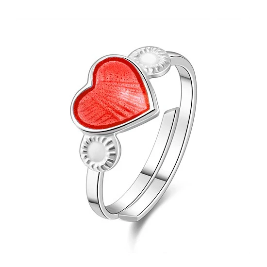 Ring rött hjärta