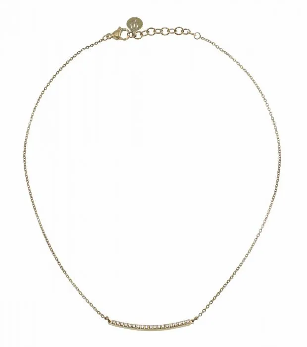 Line Necklace Gold