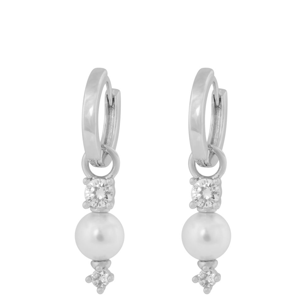 Eira pearl combo ring ear s/white