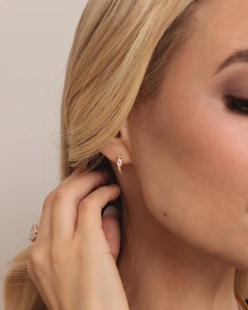 ESTELLE gold hoops
