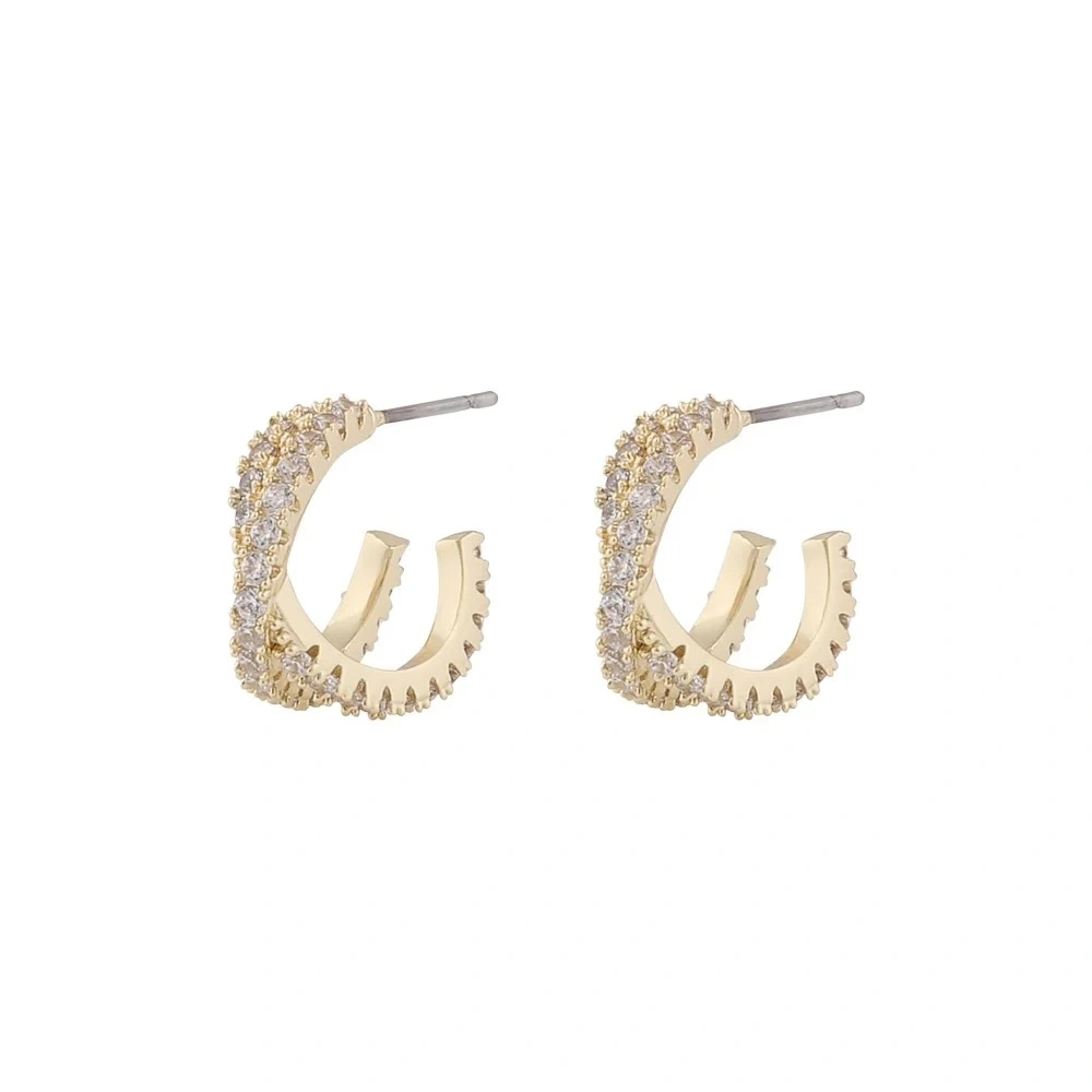 Fanny double oval ear g/clear