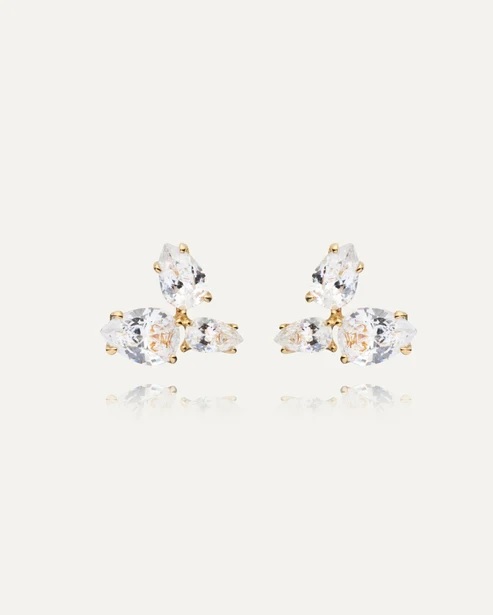 FLEUR gold studs
