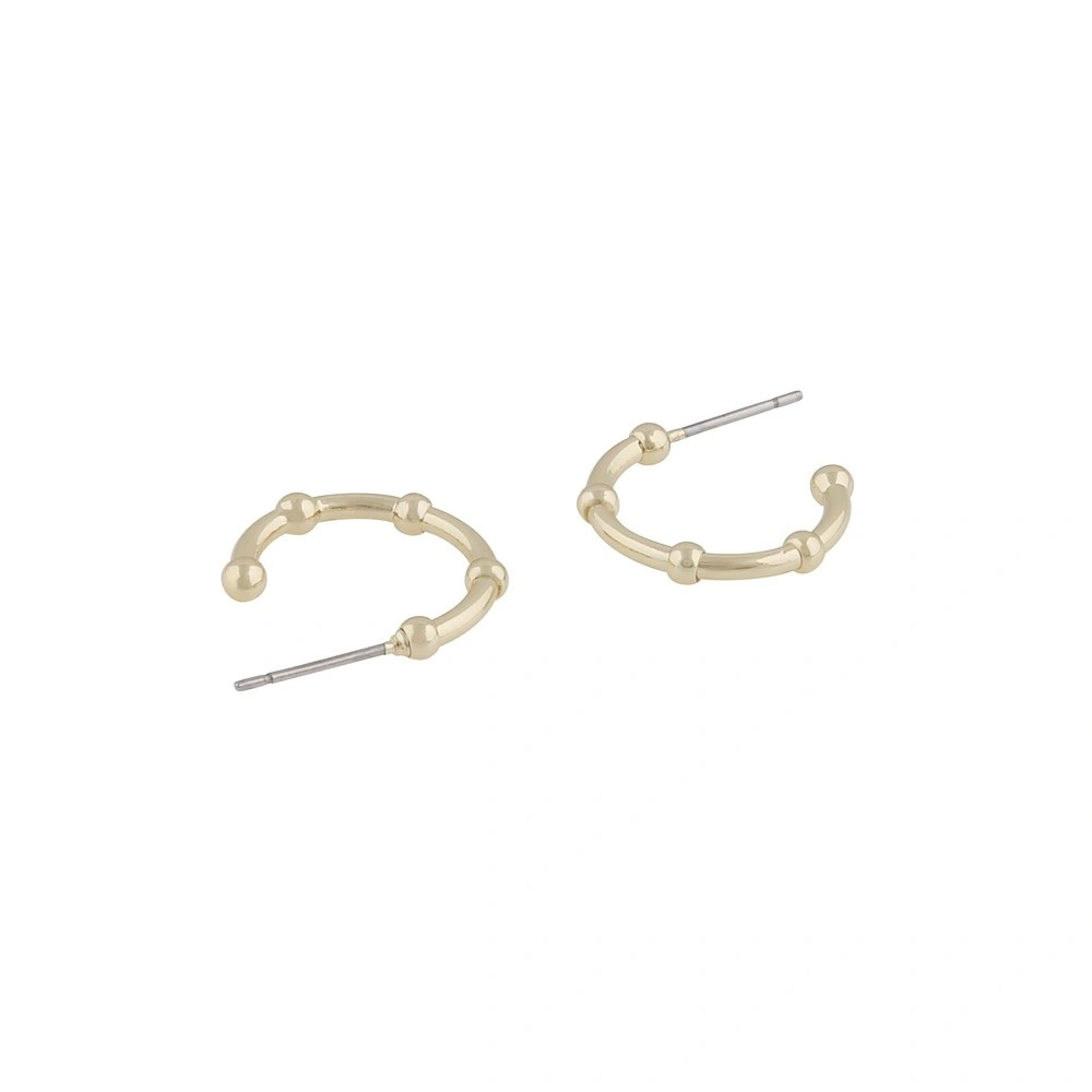 Gina small oval ear plain g