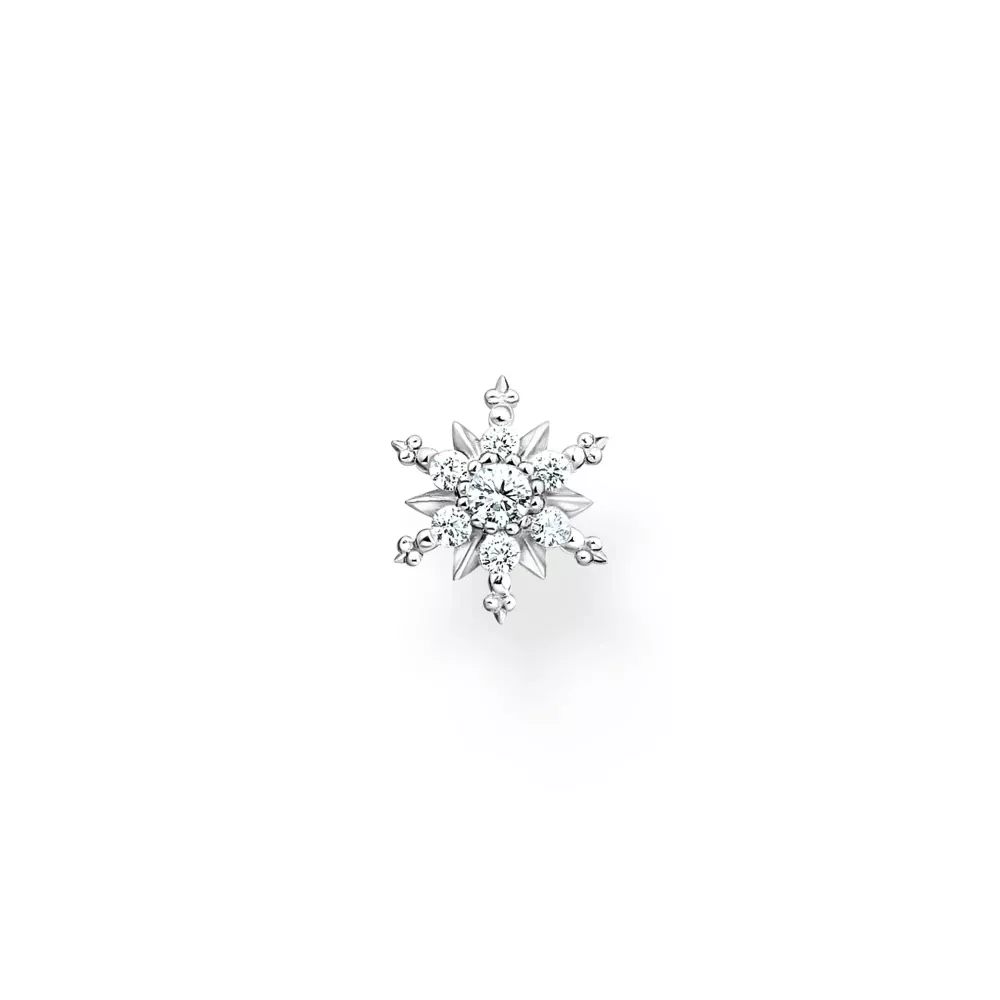 THOMAS SABO Single earstud snowflake