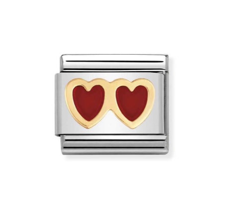 NOMINATION Classic Double Hearts