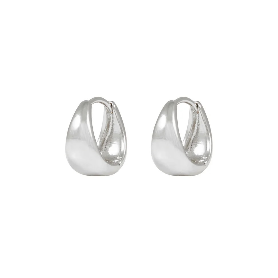 Honey drop ring ear 12mm plain s