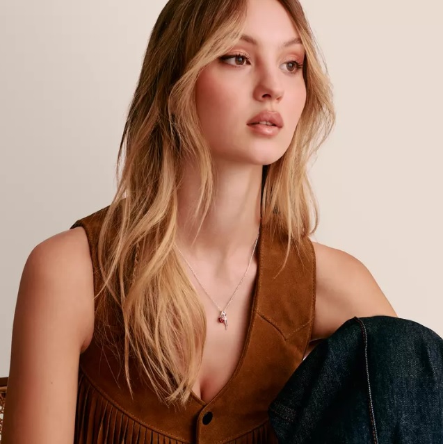 Charm-hängsmycke hjärta födelsesten juli Connect Silver