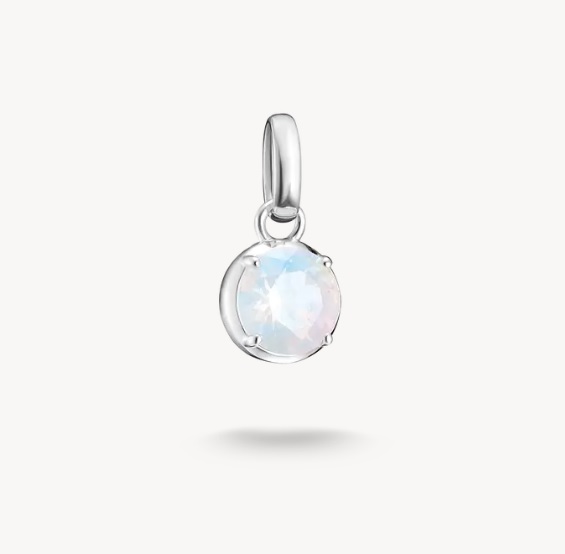 Charm-hängsmycke födelsesten juni Connect Silver