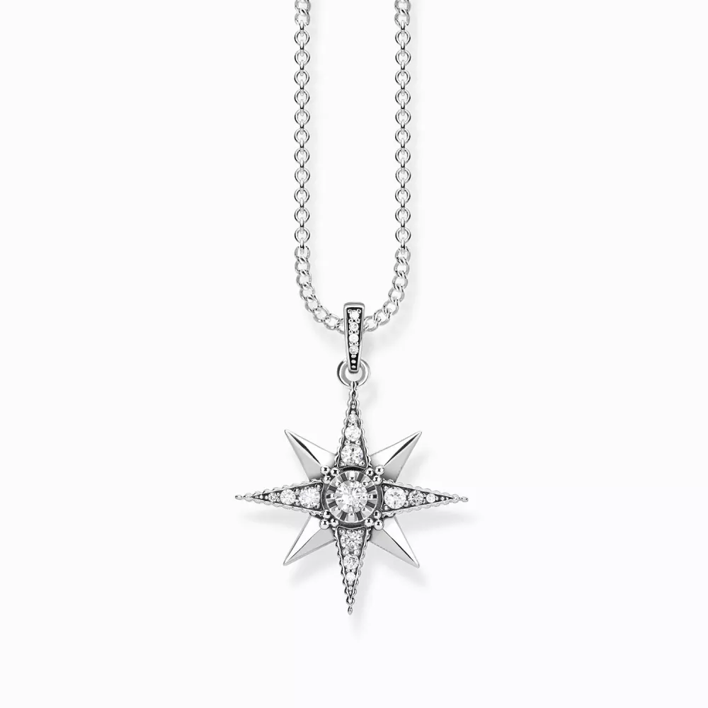 Halsband med stjärna silver