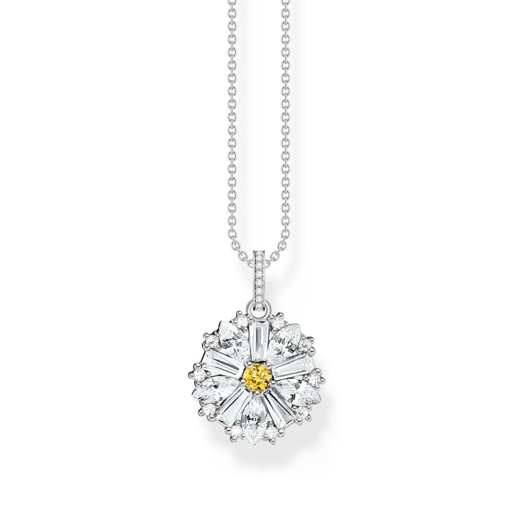Halsband lovely daisy silver