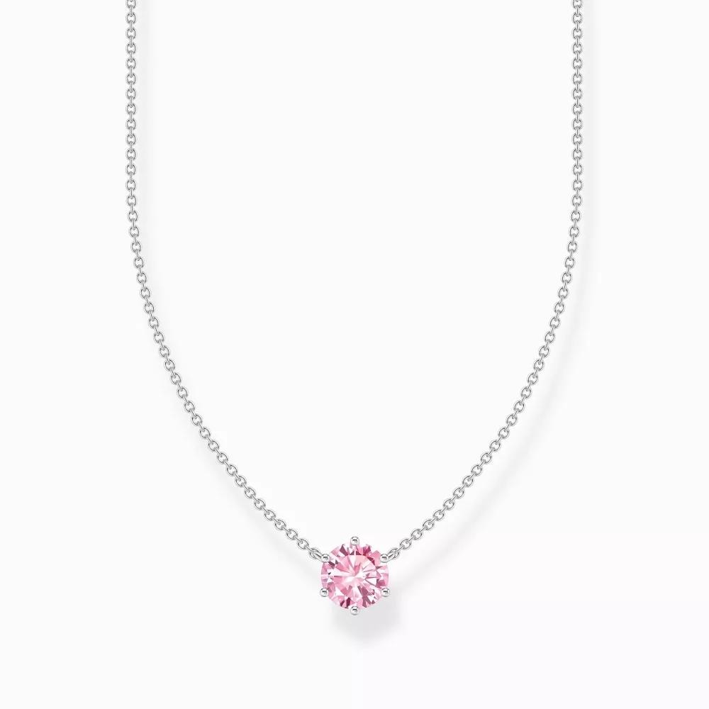 Thomas Sabo necklace pink zirkonia