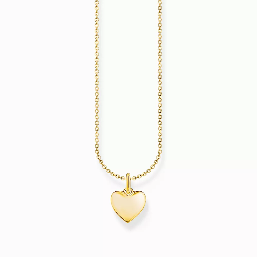 Thomas Sabo gold plated necklace heart