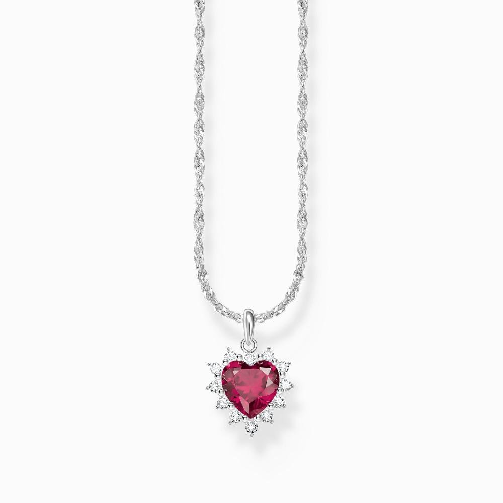 Halsband med hängsmycke romance silver