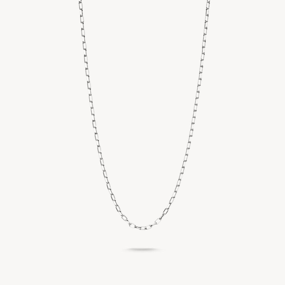 CHARM-HALSBAND PAPERCLIP SILVER
