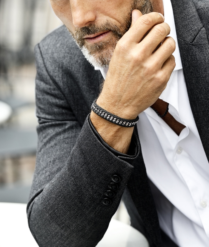 KIAN Bracelet Black/Steel