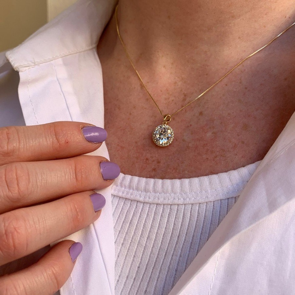 Lex pendant neck 40 g/clear